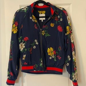 Joie Floral Bomber Jacket